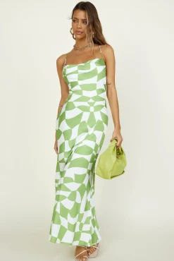 Above It All Maxi Dress Green
