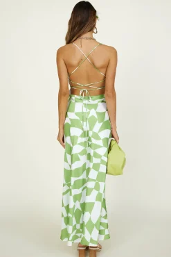 Above It All Maxi Dress Green