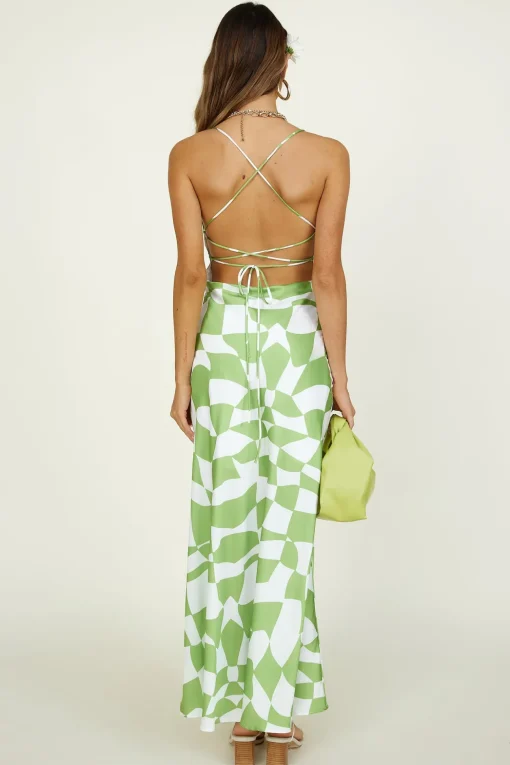 Above It All Maxi Dress Green