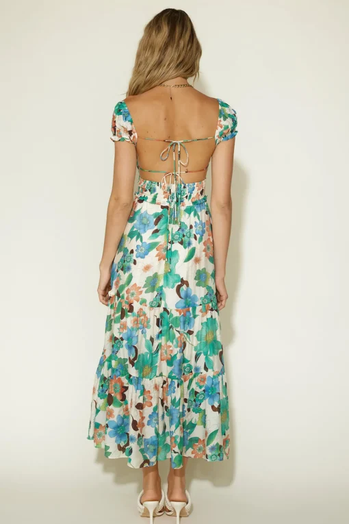Afternoon Glow Maxi Dress Floral