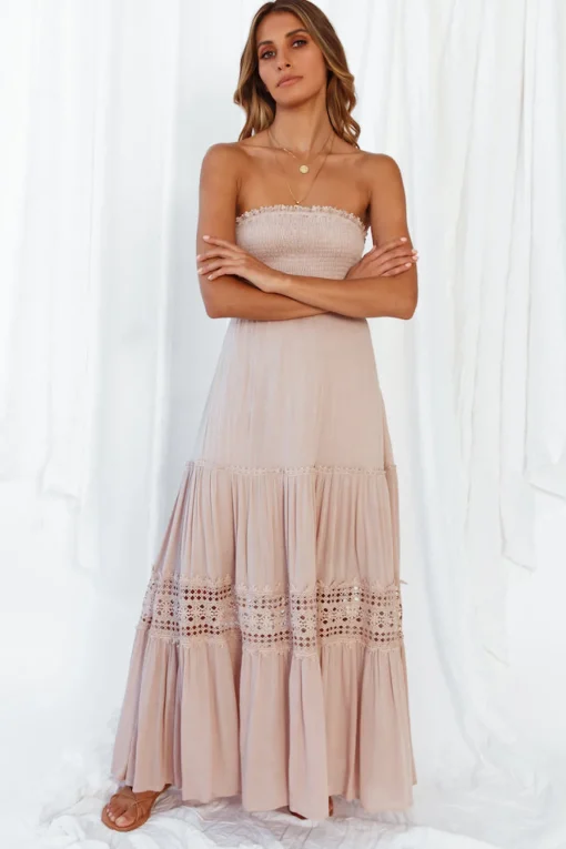 Agatha Maxi Dress Mocha