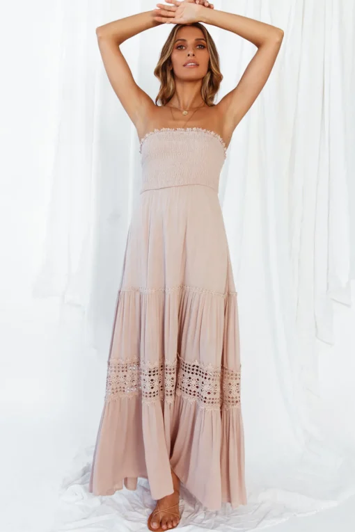 Agatha Maxi Dress Mocha