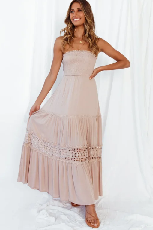 Agatha Maxi Dress Mocha