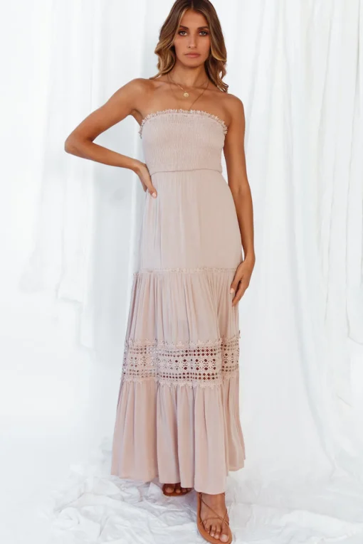 Agatha Maxi Dress Mocha