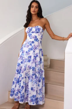 Among The Branches Maxi Dress Blue