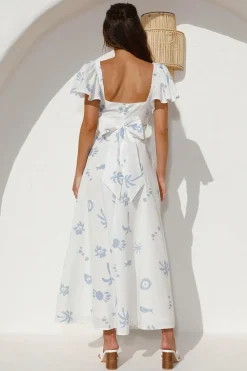 Angel Baby Maxi Dress Blue