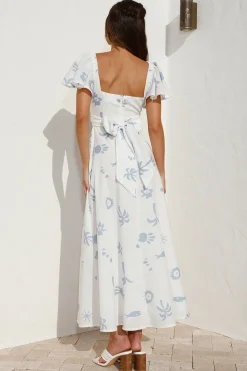 Angel Baby Maxi Dress Blue