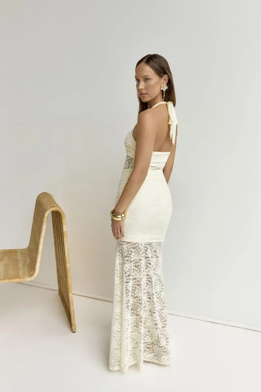 Annika Maxi Dress Lemon