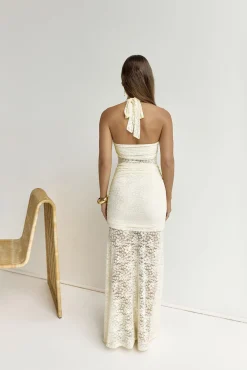 Annika Maxi Dress Lemon