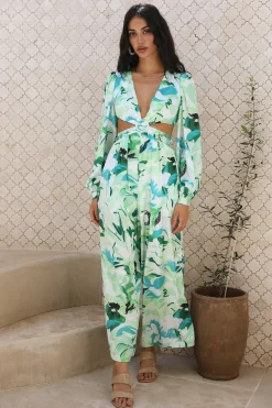 Another Life Jumpsuit Green