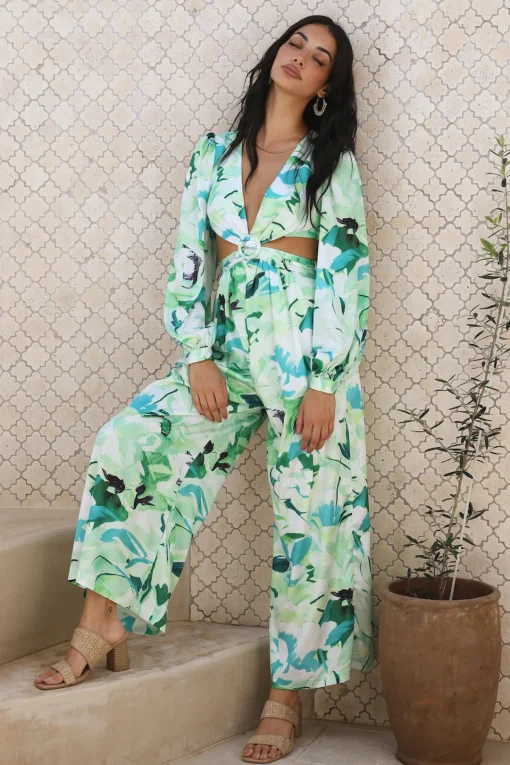 Another Life Jumpsuit Green