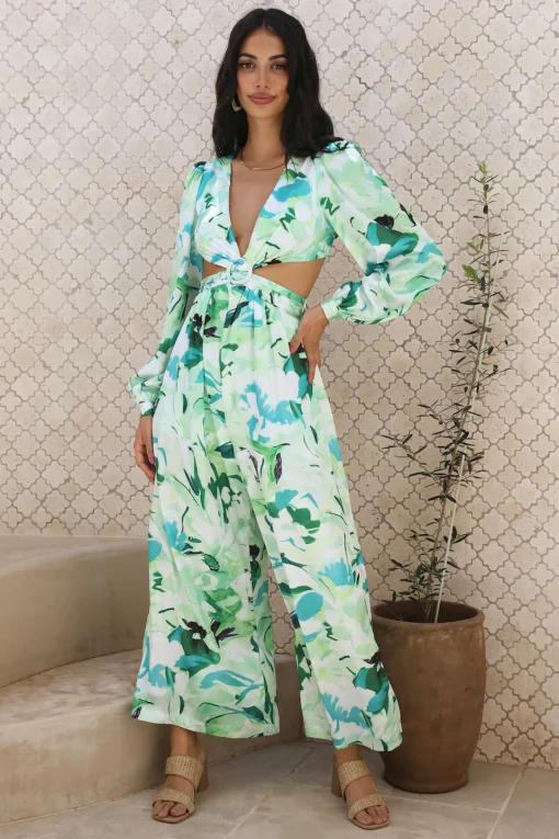 Another Life Jumpsuit Green