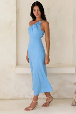Apple Pie Midi Dress Blue