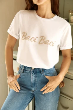 Baci Baci T-Shirt Top White