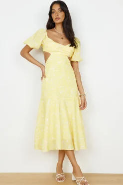 Back From Florence Maxi Dress Yellow