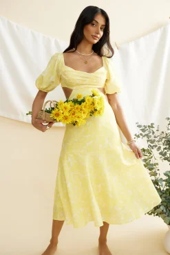 Back From Florence Maxi Dress Yellow