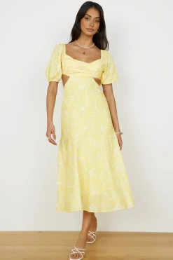 Back From Florence Maxi Dress Yellow