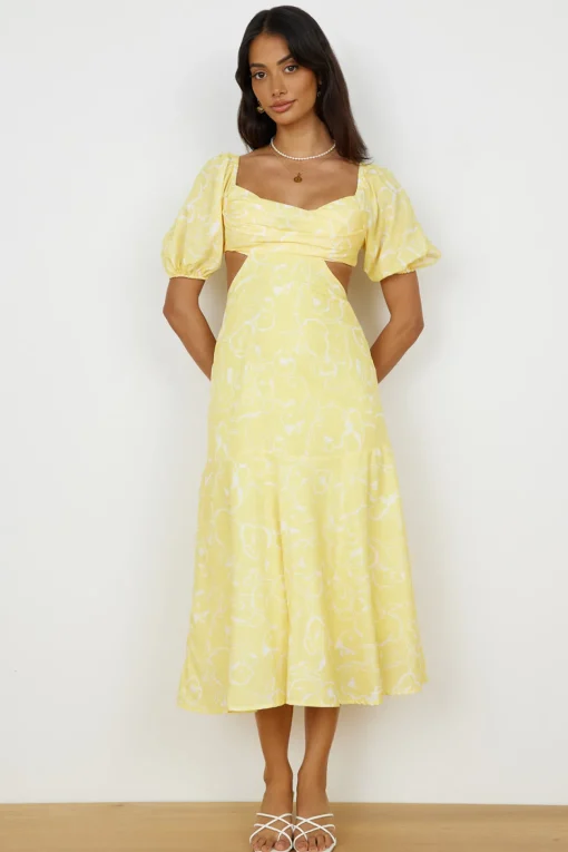 Back From Florence Maxi Dress Yellow