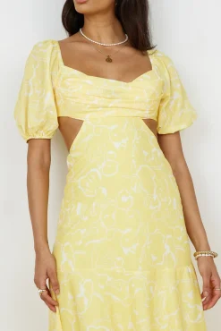 Back From Florence Maxi Dress Yellow