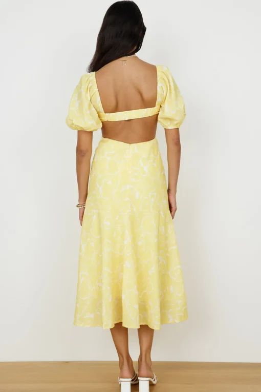 Back From Florence Maxi Dress Yellow