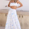 Bahama Maxi Skirt Blue