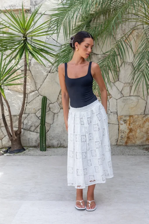 BASE Everyday Staple Singlet Top Black