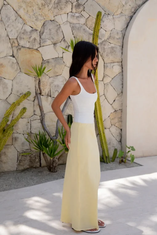 BASE Everyday Staple Singlet Top White