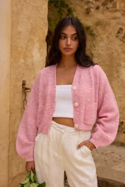 Bayview Cardigan Pink