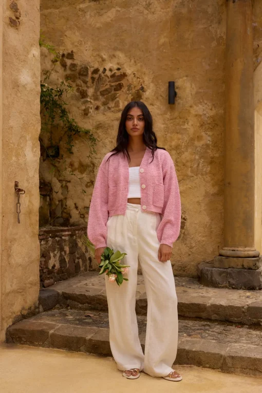 Bayview Cardigan Pink