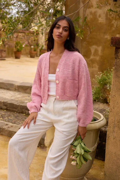 Bayview Cardigan Pink