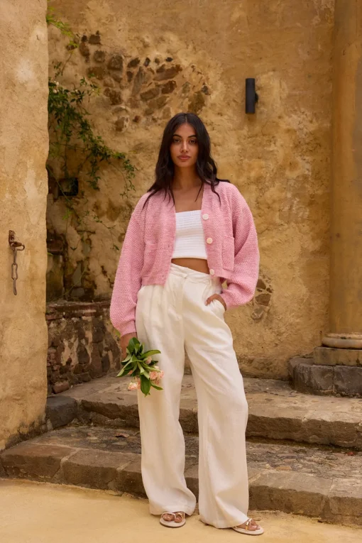 Bayview Cardigan Pink