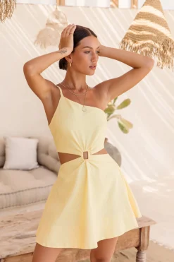 Beginning Of Love Dress Yellow