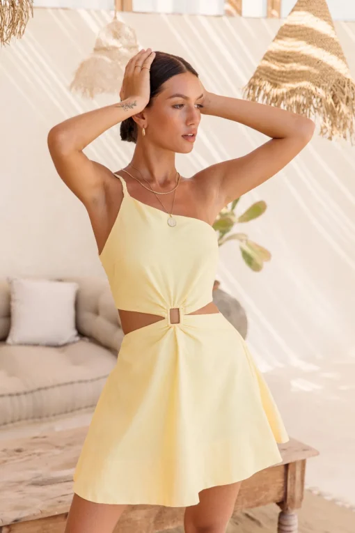 Beginning Of Love Dress Yellow