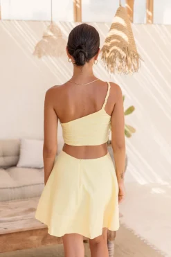 Beginning Of Love Dress Yellow