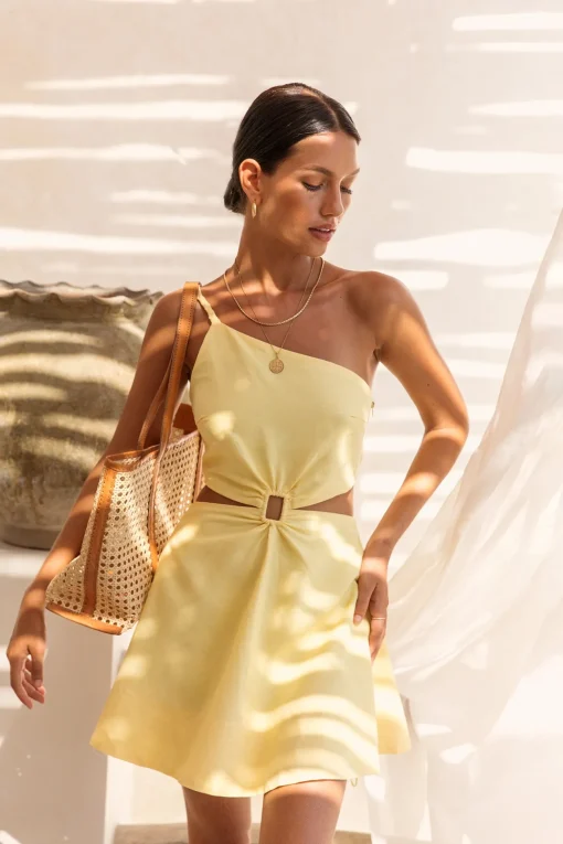 Beginning Of Love Dress Yellow
