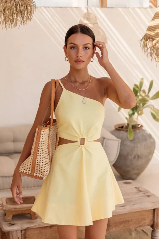 Beginning Of Love Dress Yellow