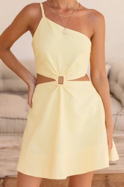 Beginning Of Love Dress Yellow