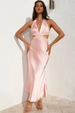 Between Us Maxi Dress Peach
