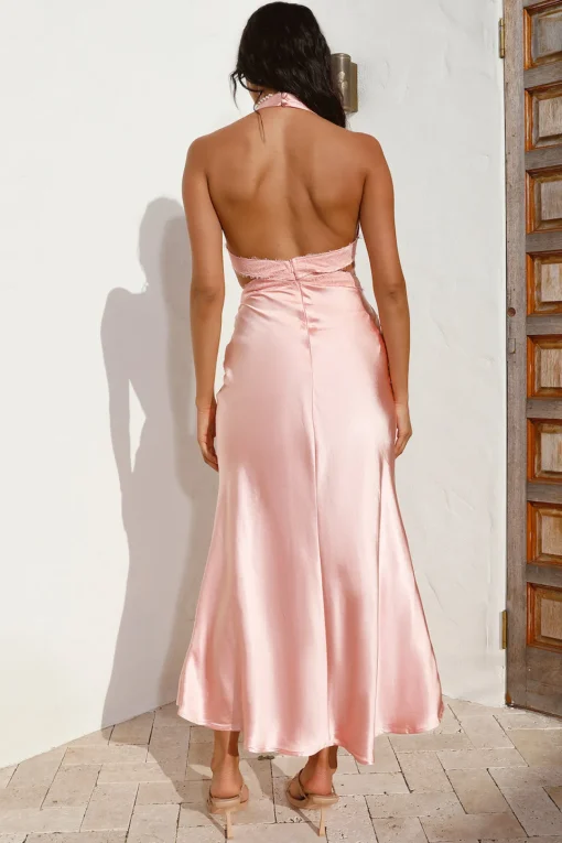 Between Us Maxi Dress Peach