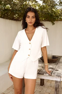 Big City Shorts White