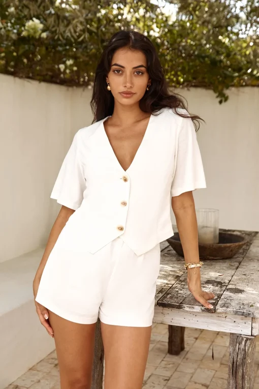 Big City Shorts White
