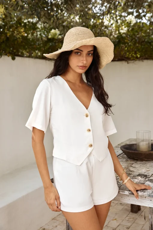 Big City Shorts White