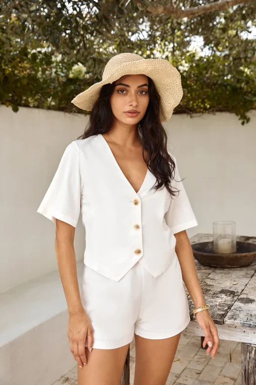 Big City Shorts White