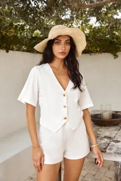 Big City Top White