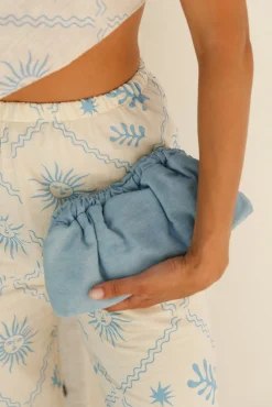 BILLINI Mischa Cross Body Bag Blue Denim