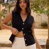 Blair Vest Top Black