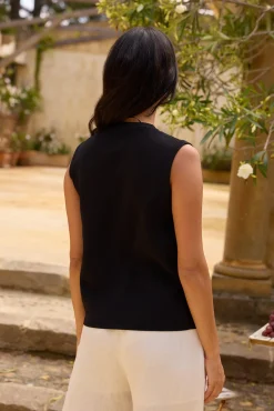 Blair Vest Top Black