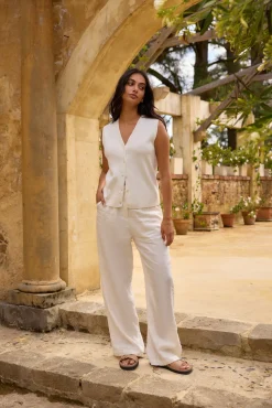Blair Vest Top White
