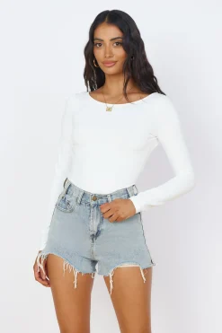 Blooming Beauty Bodysuit White