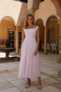Blossom Blooming Maxi Dress Pink
